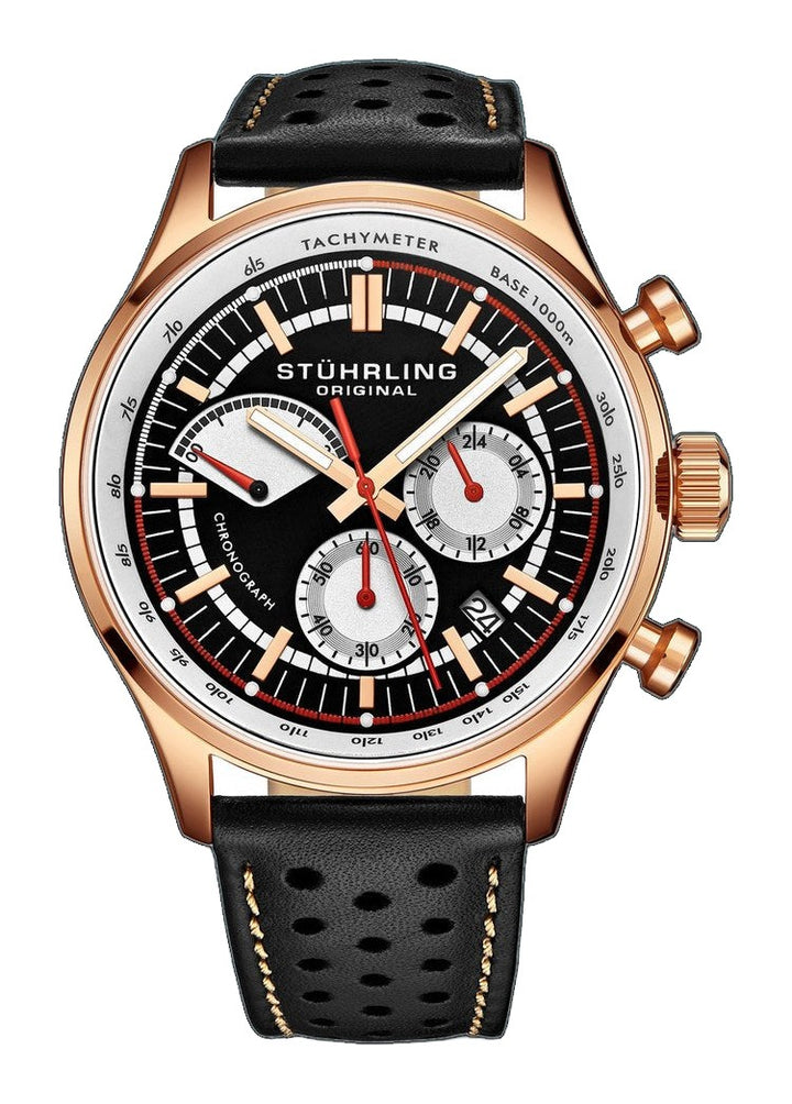 Monaco Brown/Leather/Brown Dial/Rose Case | Brown Dial
