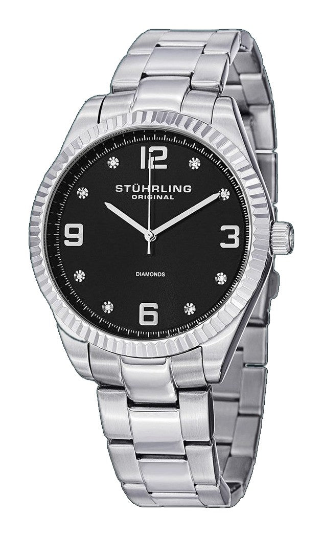 Symphony Watch Black/Silver | Black Dial