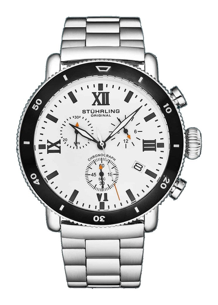 Chronograph Black/White | White Dial