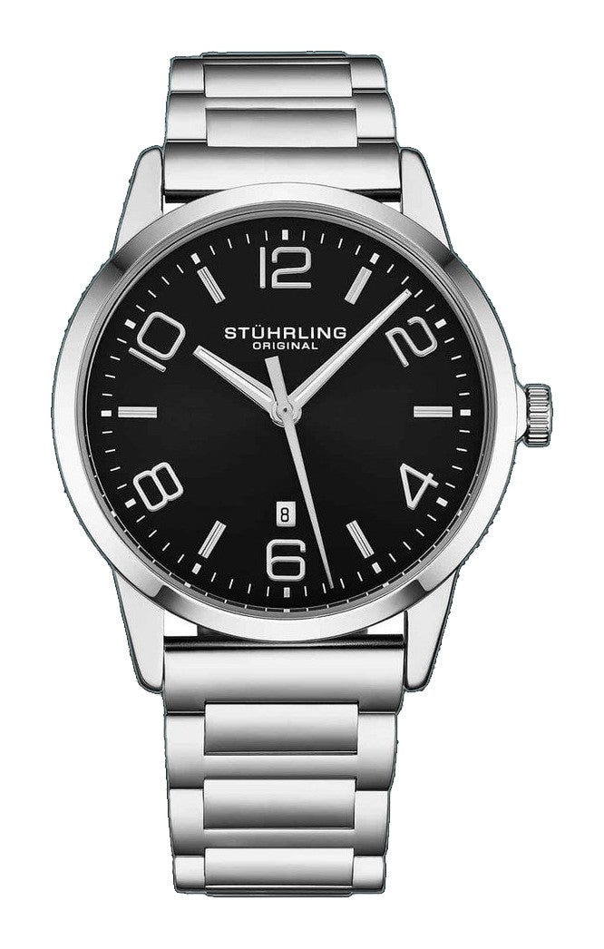 Classis 4021 Silver/Stainless Steel | Black Dial