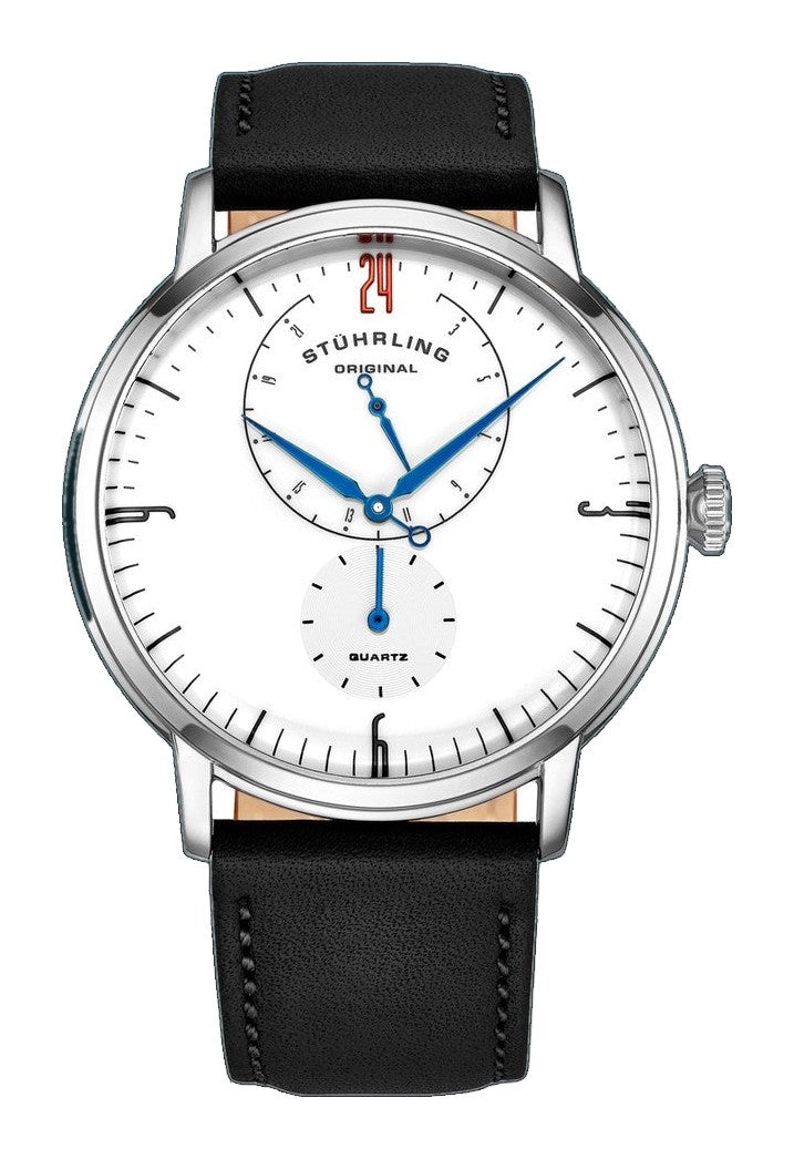 Symphony Black/Leather/White Dial/Silver Case 3969.2 | White Dial