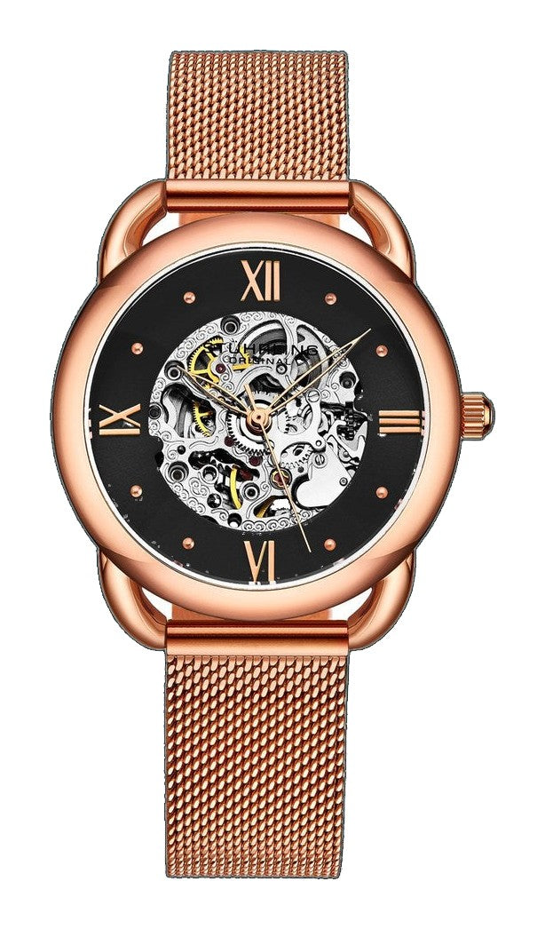 Legacy Rose Gold Stainless Steel | Black Dial
