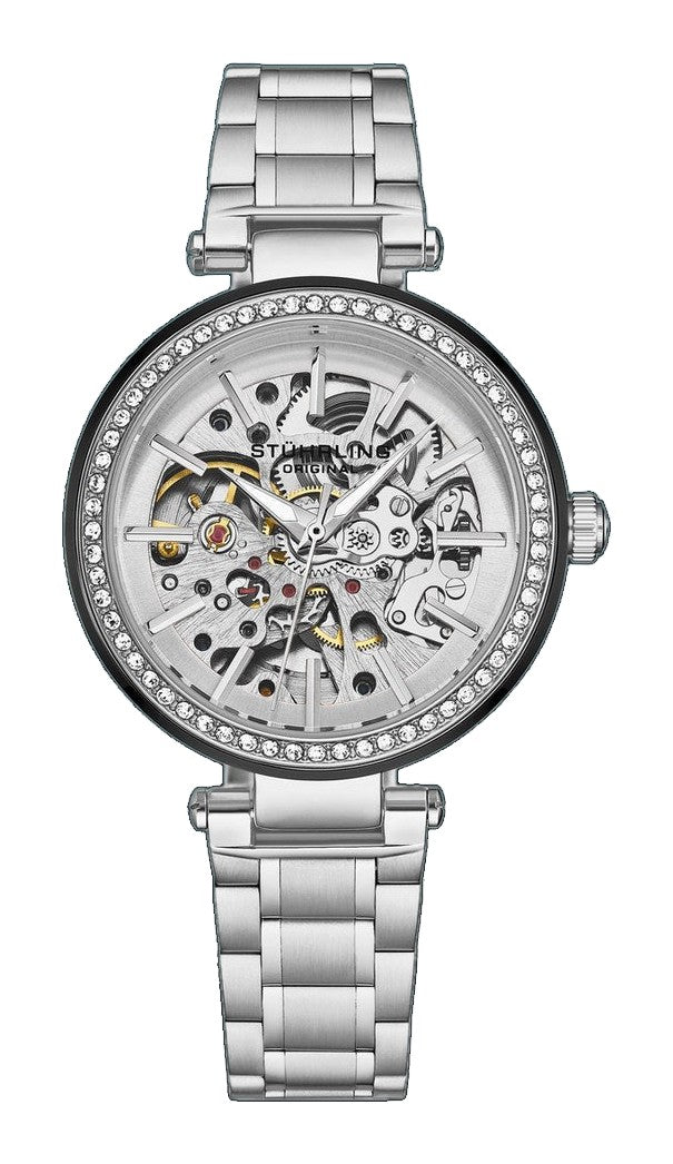 Radiant Elegance Automatic Skeleton Silver/Stainless | Silver Dial