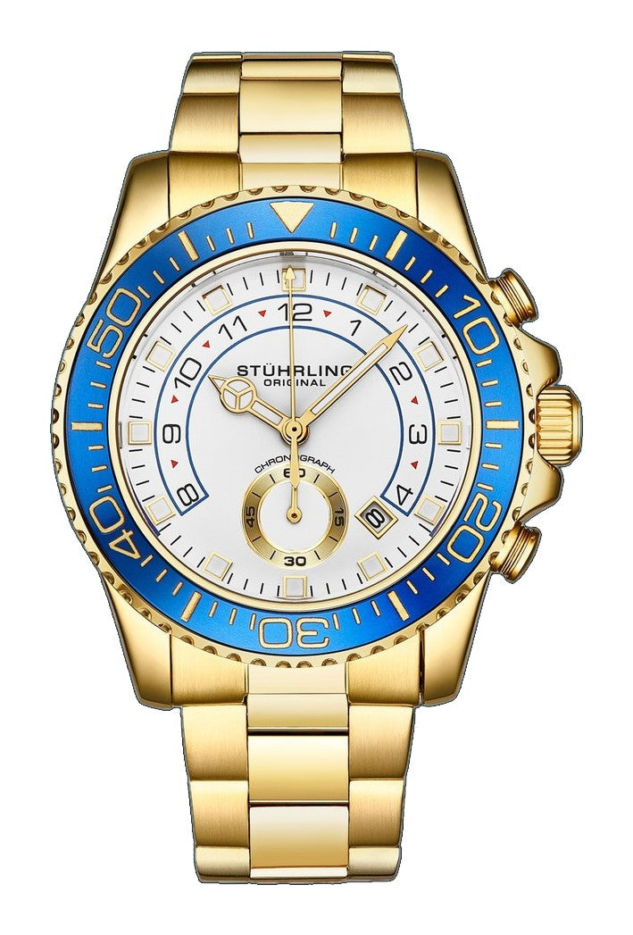 Aquadiver 3966 Gold/Stainless Steel | White Dial