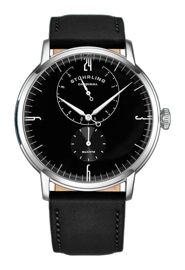 Symphony Black/Leather/Black Dial/Silver Case 3969.3 | Black Dial