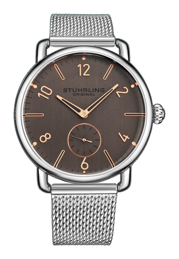 Symphony Silver/Stainless Steel/Coppertone Dial/Silver Case