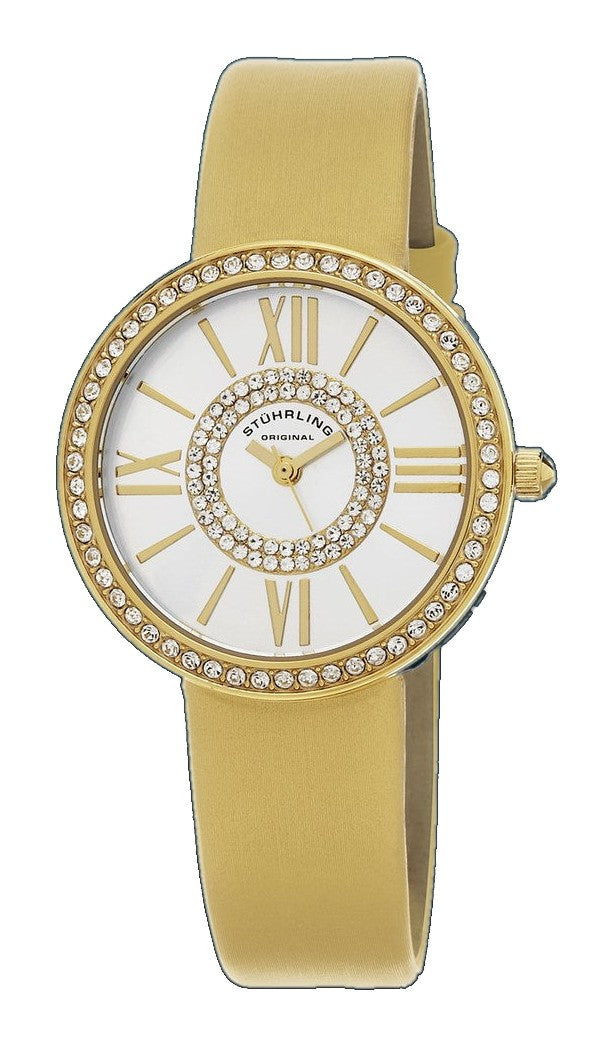 Vogue Yellow Leather | Silver Dial