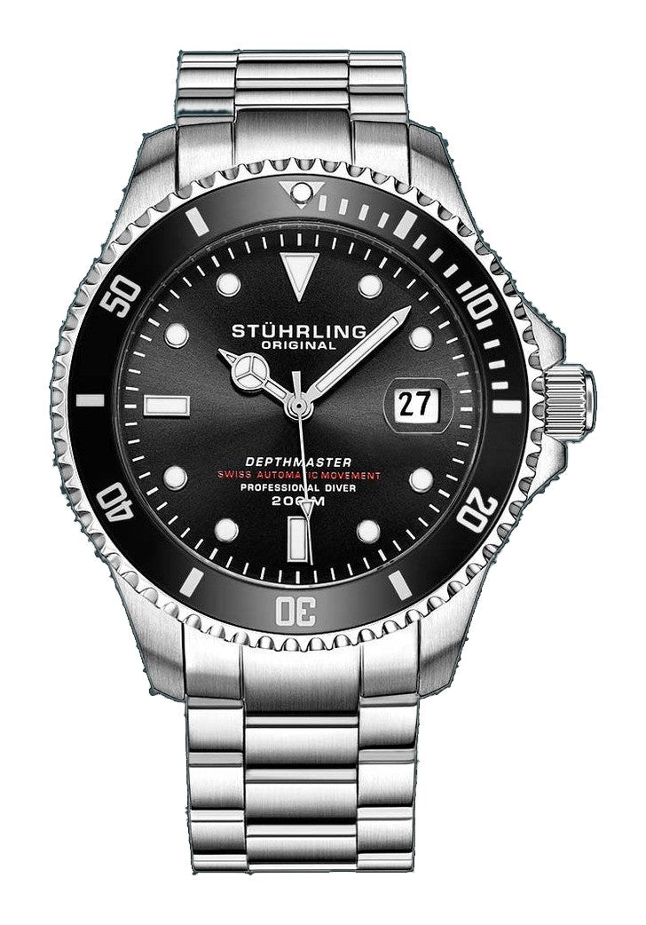 Depthmaster Black Dial/ Silver Stainless Steel Black | Black Dial