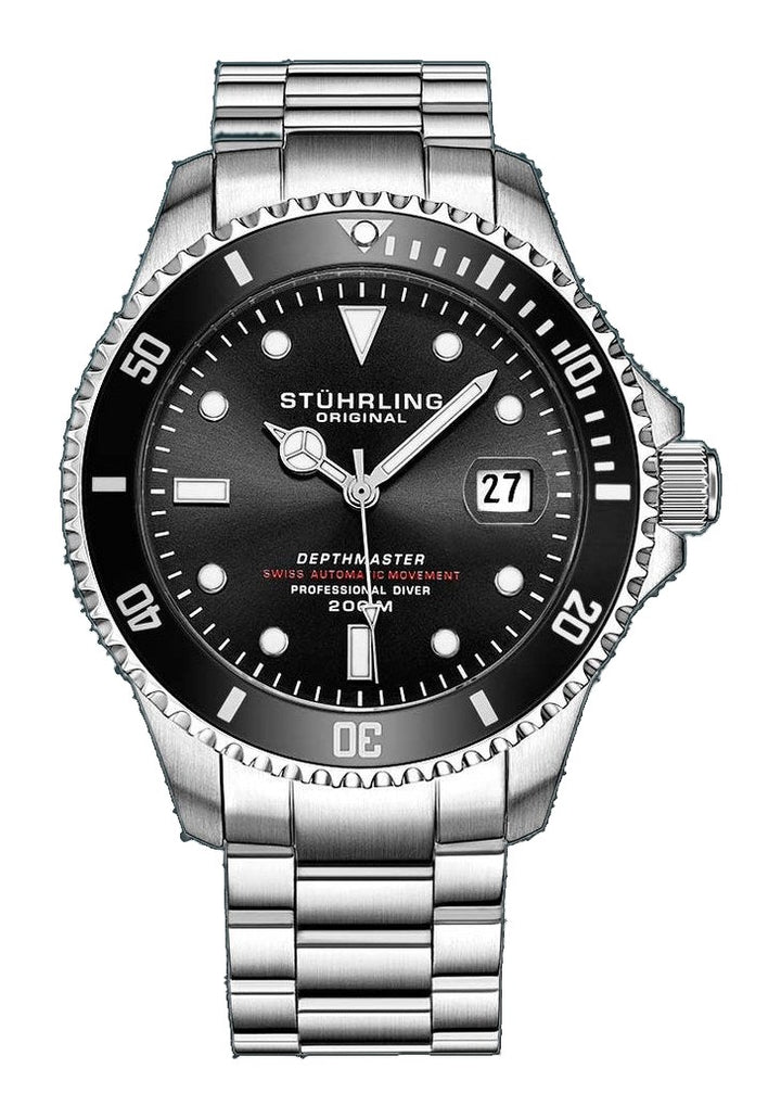 Depthmaster Black Dial/ Silver Stainless Steel Black | Black Dial