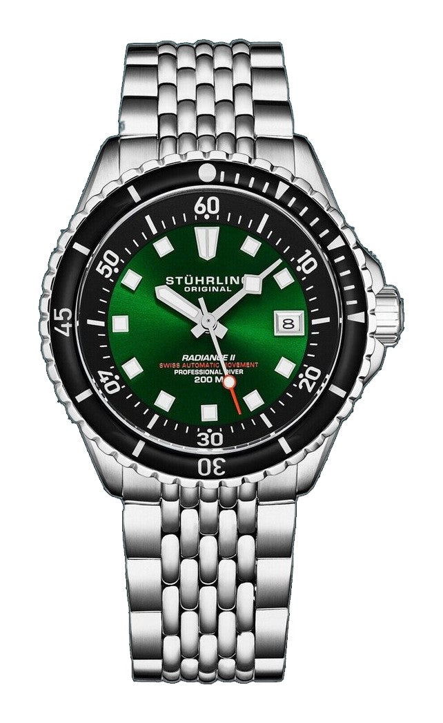 Radiance Diver Green/Stainless Steel | Green Dial