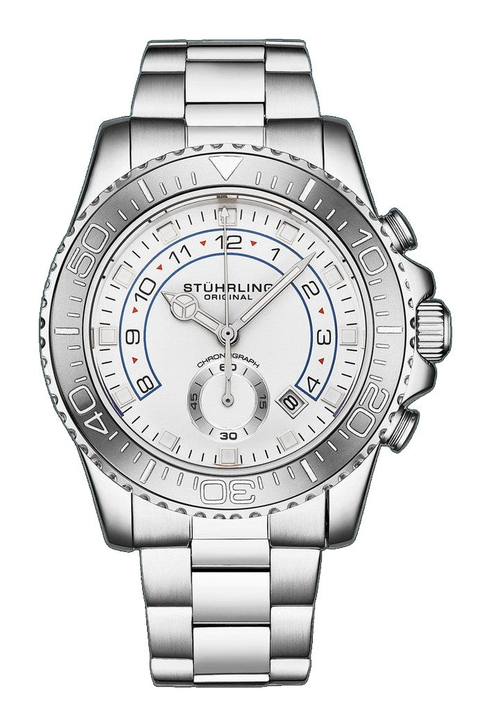 Aquadiver 3966 Silver/Stainless Steel | White Dial