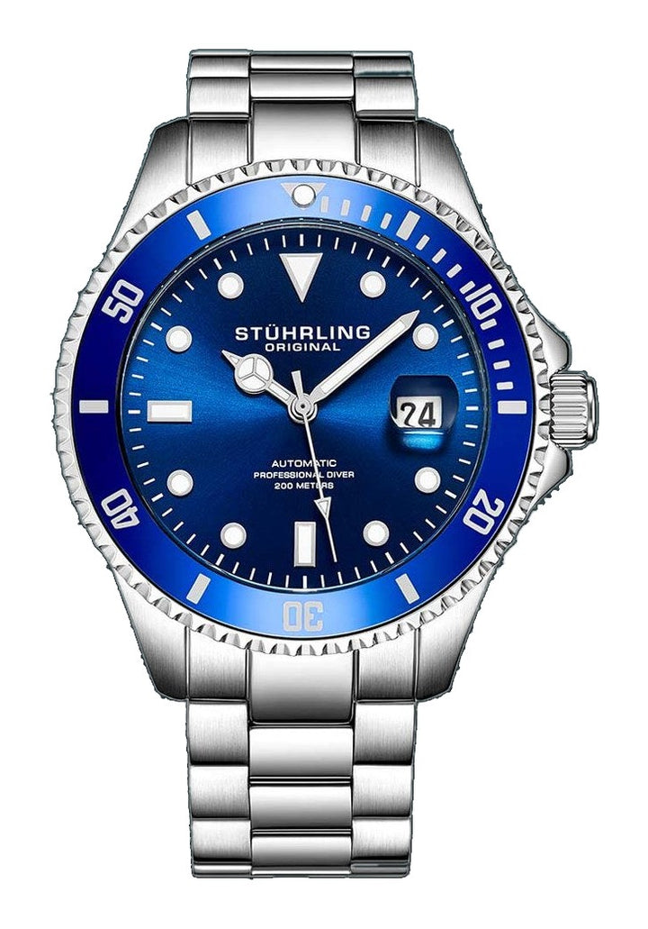 Aquadiver Blue Dial/ Silver Stainless Steel Blue | Blue Dial