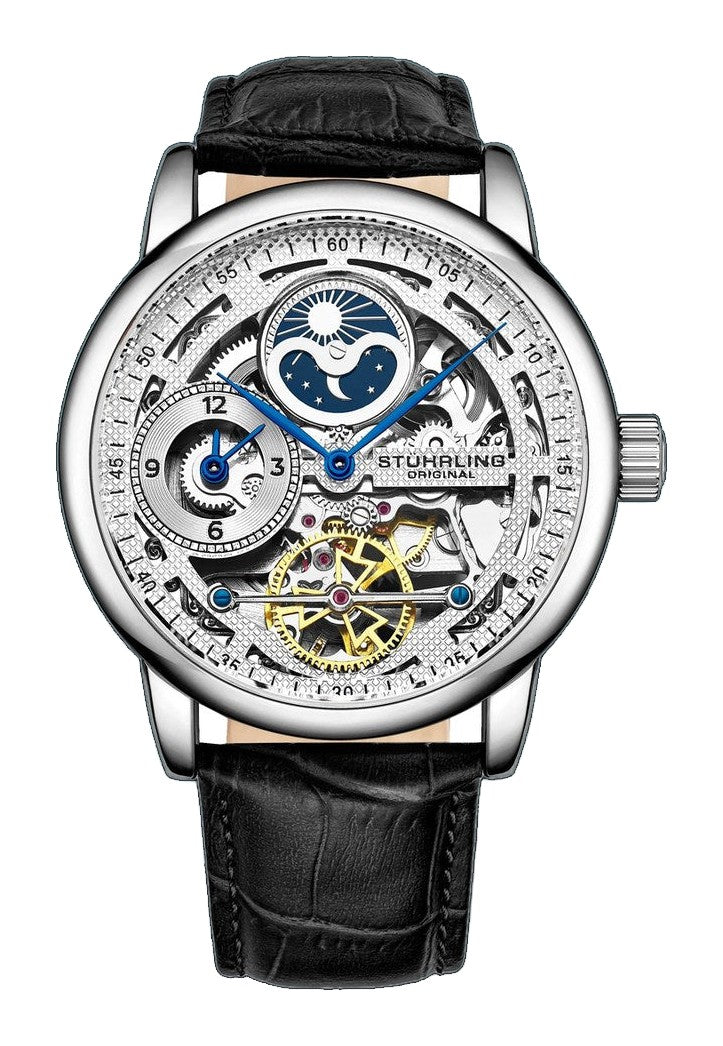 Legacy Black/Leather/Silver Dial/Silver Case 3917.1 | Silver Dial