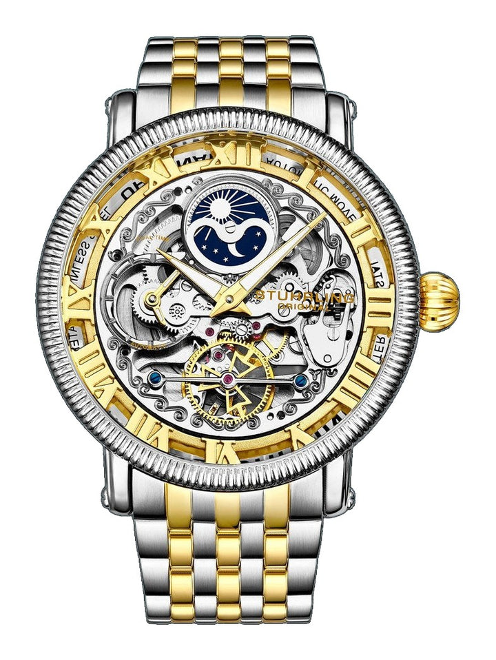 Legacy Silver/Gold/Stainless Steel | Gold Dial