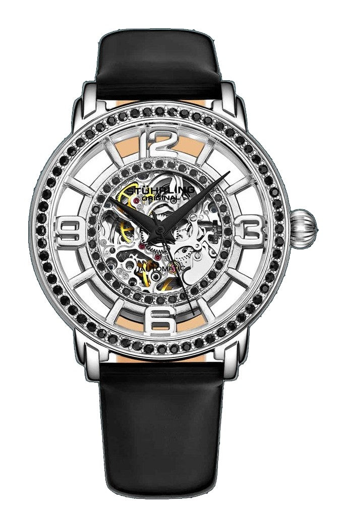 Legacy Silver Dial/ Black Leather/ Skeleton | Silver Dial