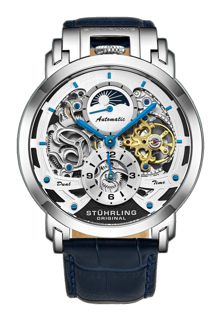 Legacy Blue-Silver Leather | Silver Dial