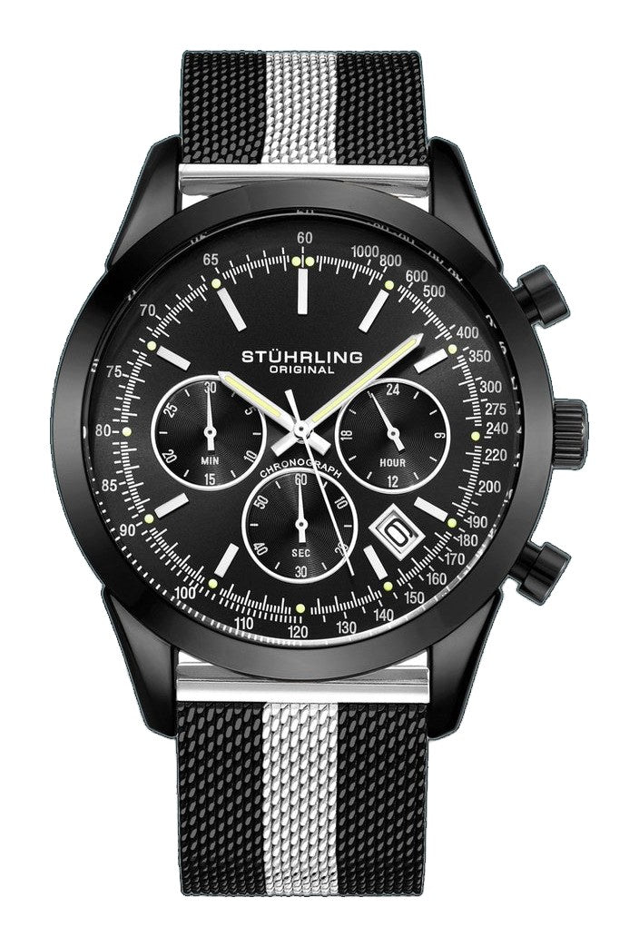Monaco Silver/Alloy | Black Dial