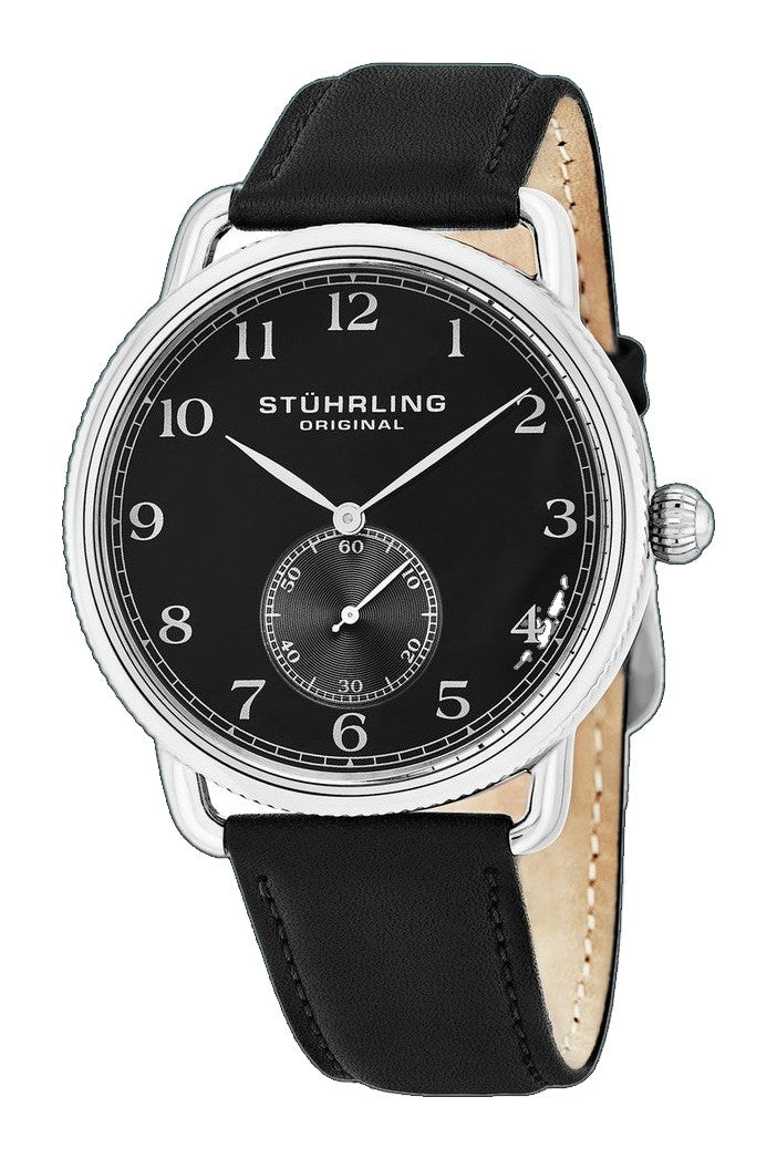 Symphony Black/Leather/Black Dial/Silver Case 207.02 | Black Dial