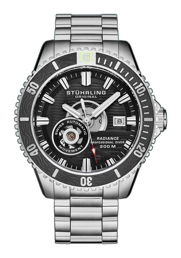 Radiance Automatic 44mm Skeleton Black/Silver | Black Dial