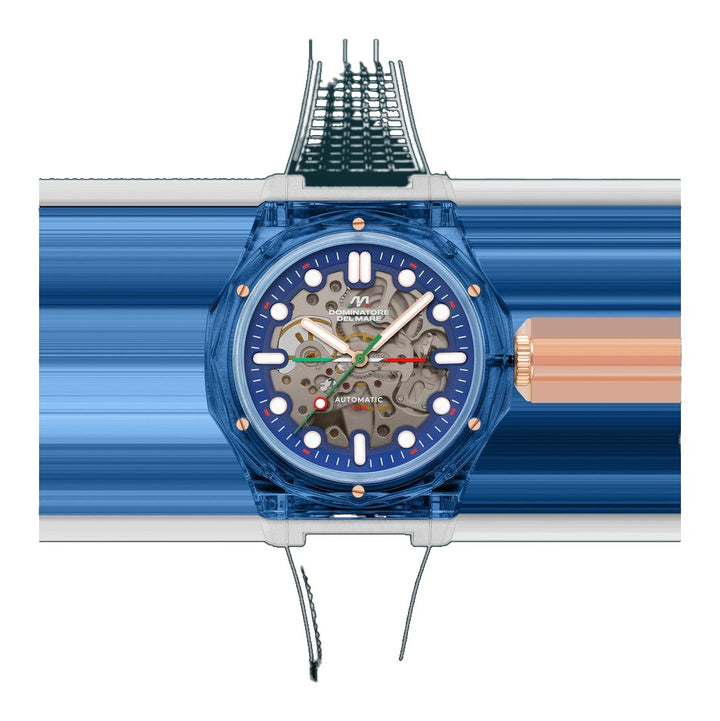 Ravello Automatic Blue & White / Silicone | Blue Dial