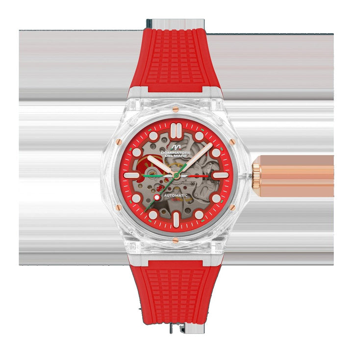 Ravello Automatic Red / Silicone | Red Dial