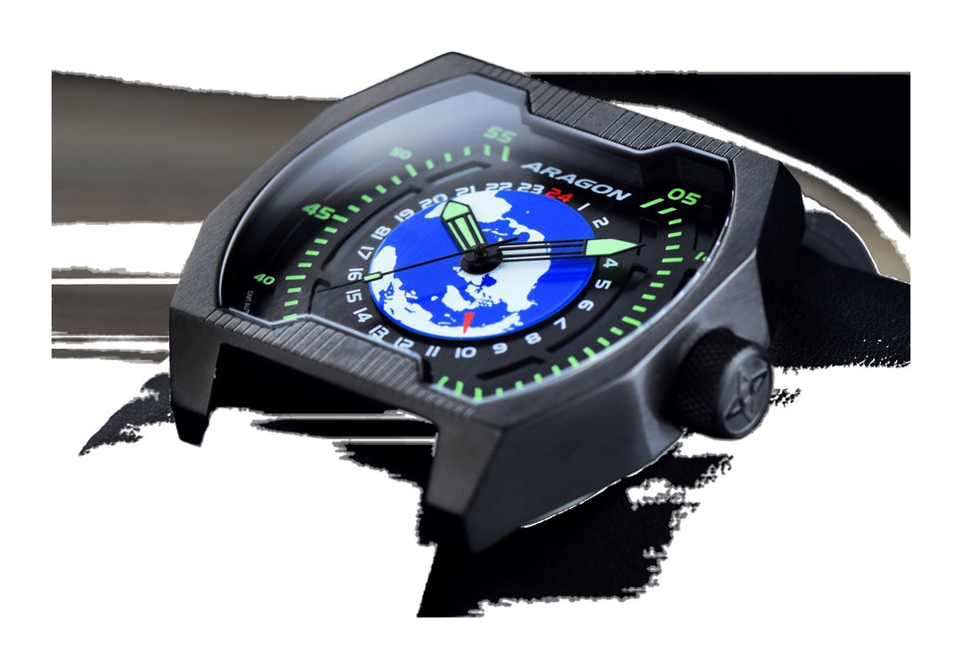 Concept S GMT NH34 Automatic Black Dial | Black Dial Dial