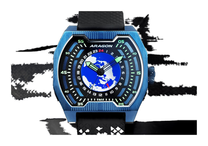Concept S GMT NH34 Automatic Blue Dial | Blue / Black Dial