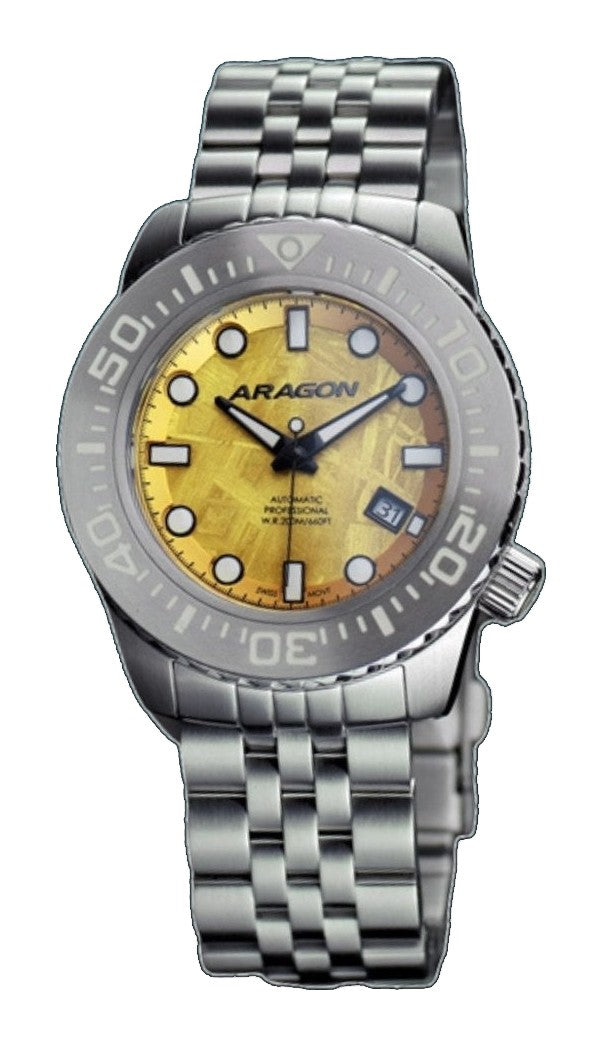 EVO Meteorite Swiss Automatic Limited Edition Meteorite Dial - Gold | Gold Dial