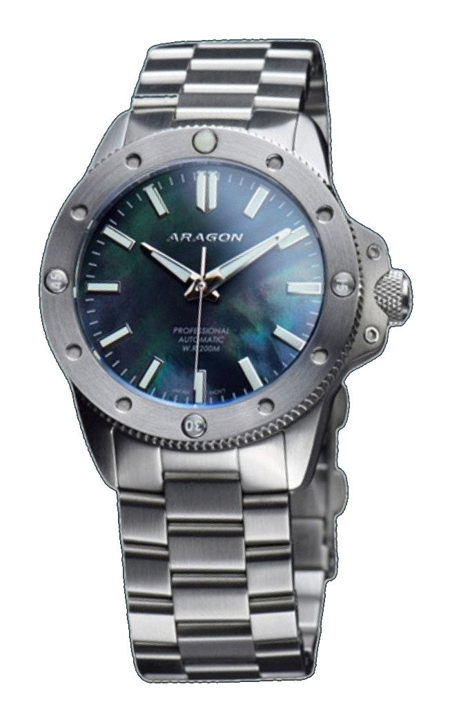 Matador 42 Automatic Black Mother of Peal Dial | Mother of Peal Dial