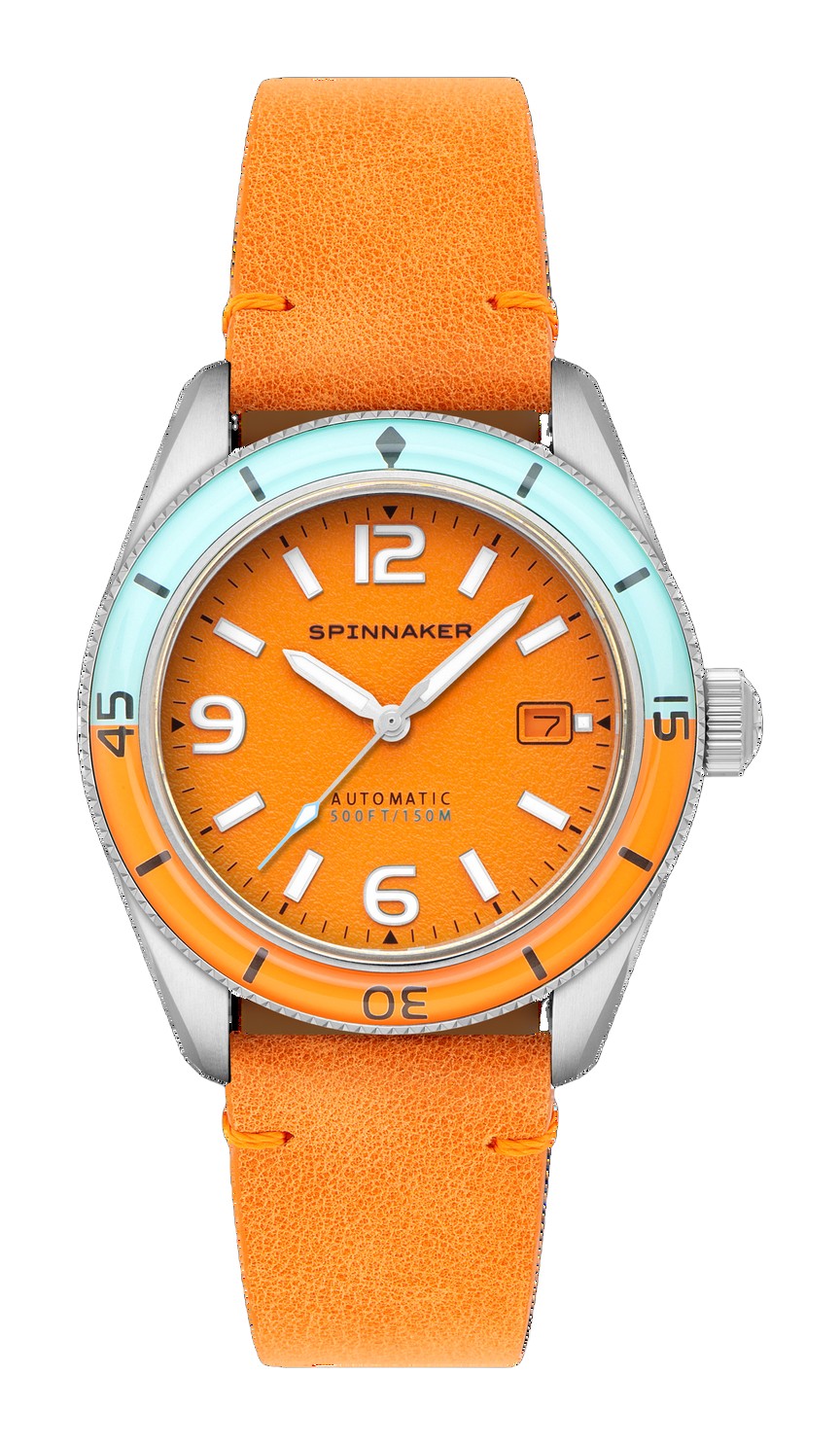 Fleuss Automatic Orange / Leather | Orange Dial