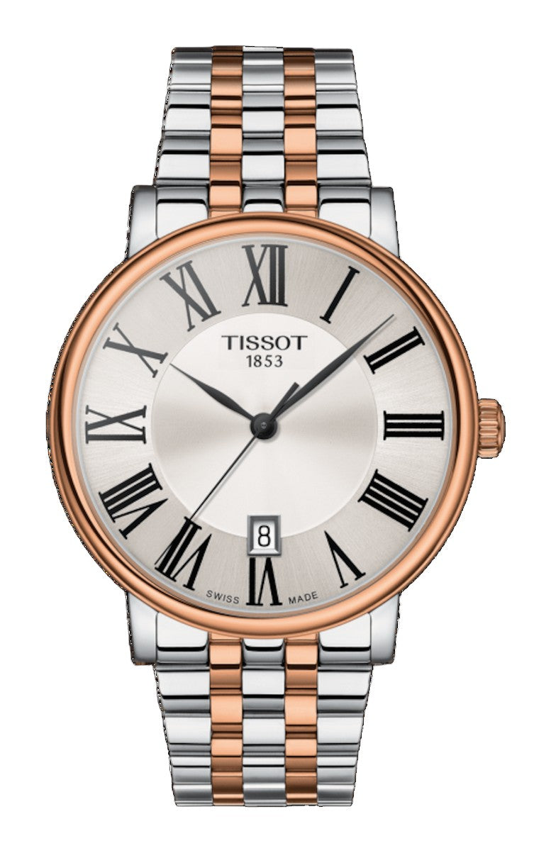 T-Classic Carson Two-Tone Silver Dial