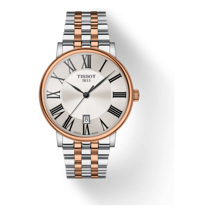 Tissot T-Classic Carson Two-Tone Silver Dial