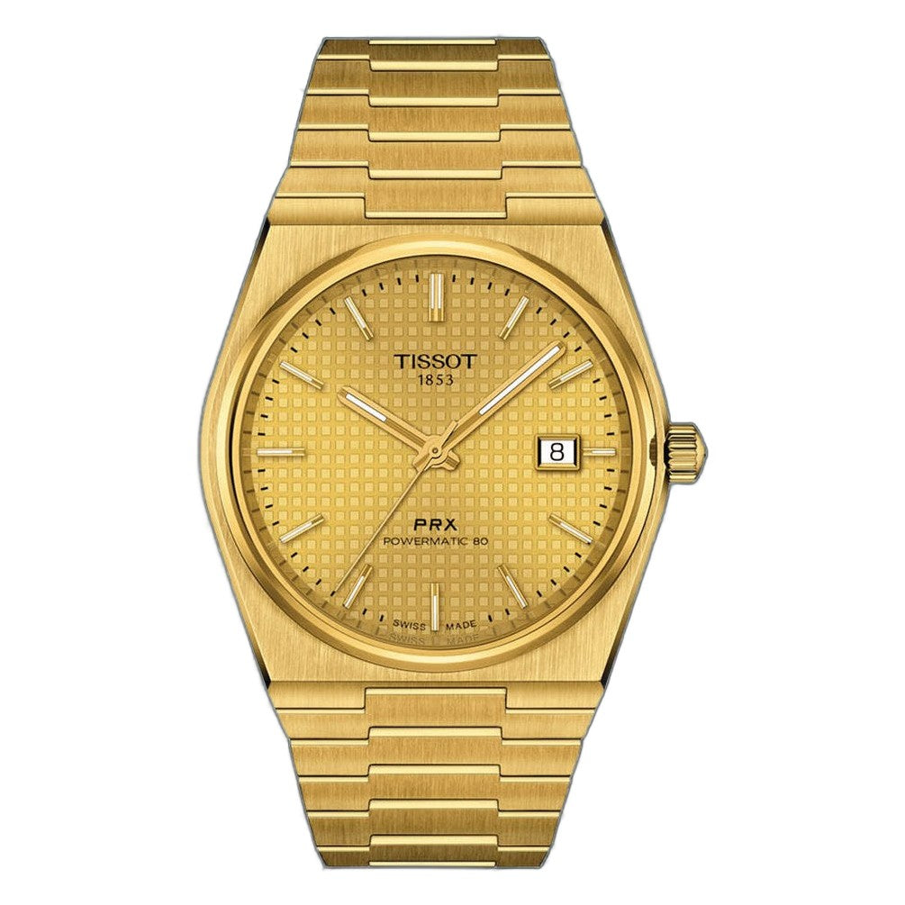Tissot PRX Powermatic Champagne / Stainless Steel Champagne Dial