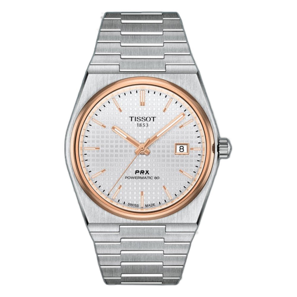 Tissot PRX POWERMATIC 80 Silver-tone Silver Dial