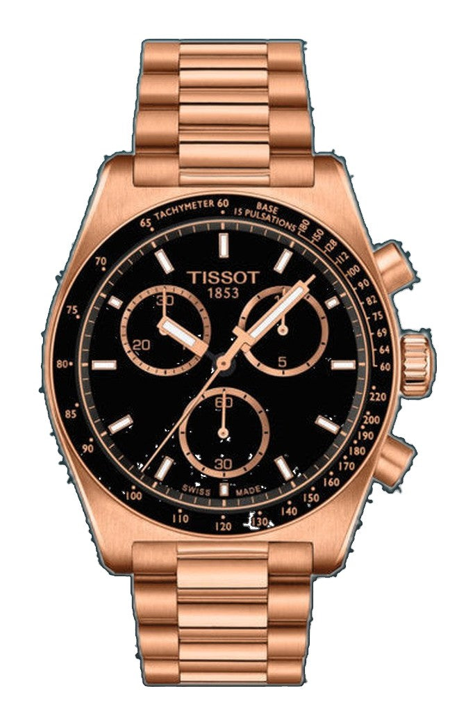 PR516 Quartz Chronograph Rose-Gold Black Dial