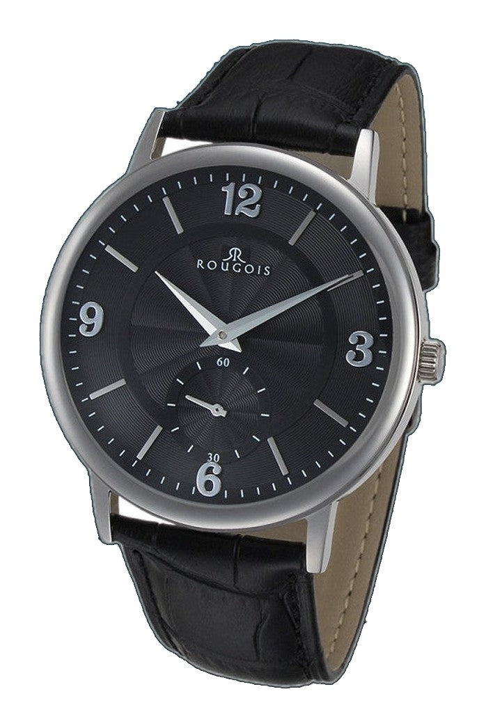 Lexington Series blck band/silver black | Black Dial