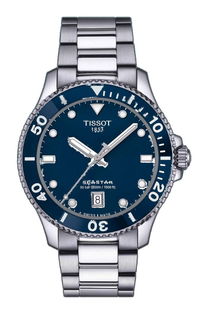 SEASTAR 1000 Blue / Stainless Steel Blue Dial
