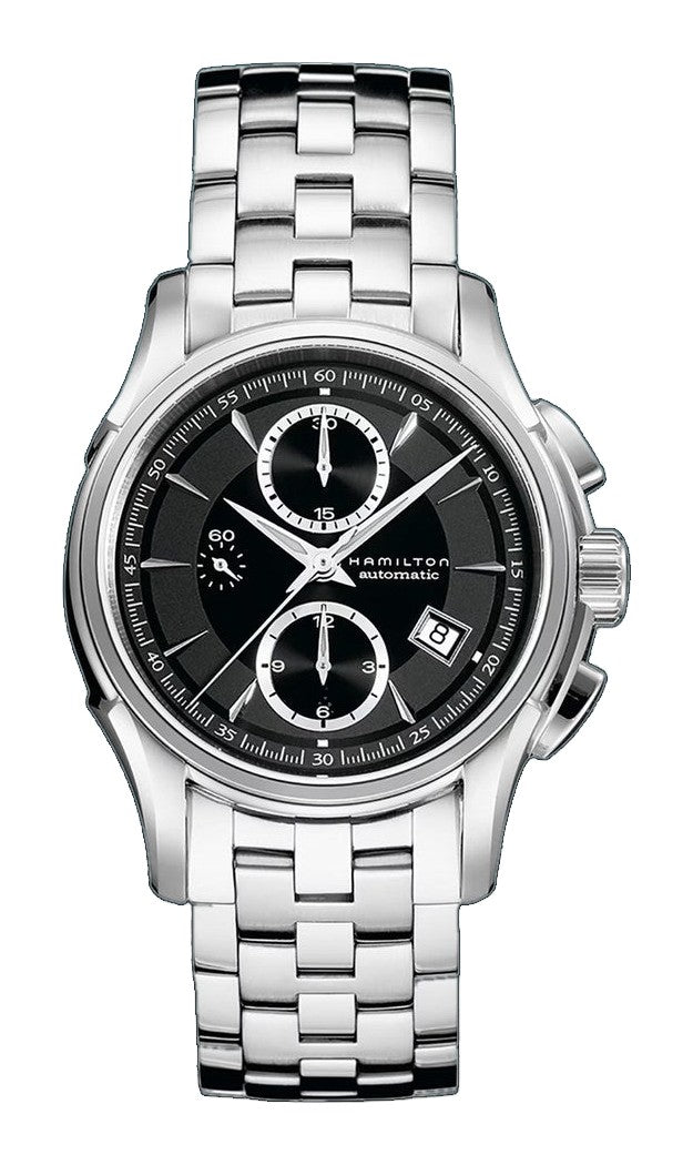 JAZZMASTER Silver/SS Black Dial