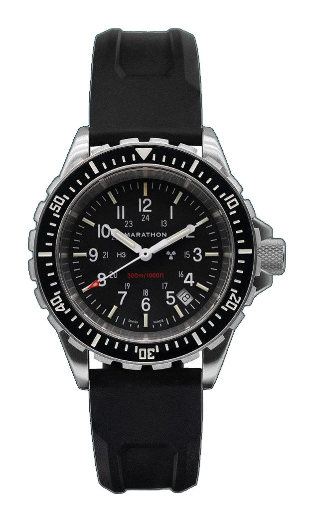 Dive SS/BKSS 3PC RUBBER (WW194007SS-0130) | Black Dial