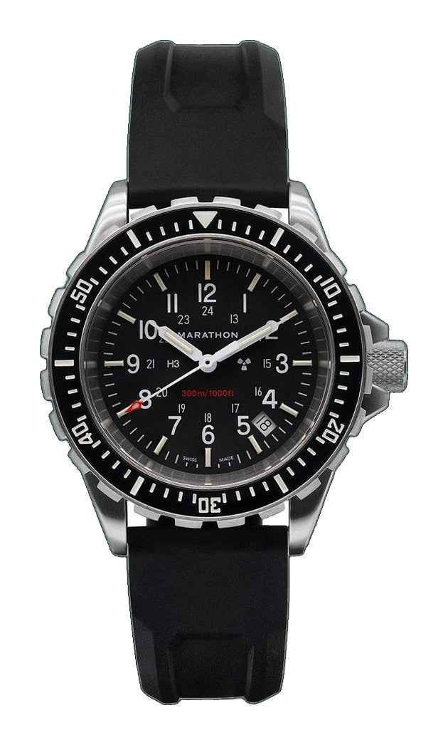Dive SS/BKSS 3PC RUBBER (WW194007SS-0030) | Black Dial