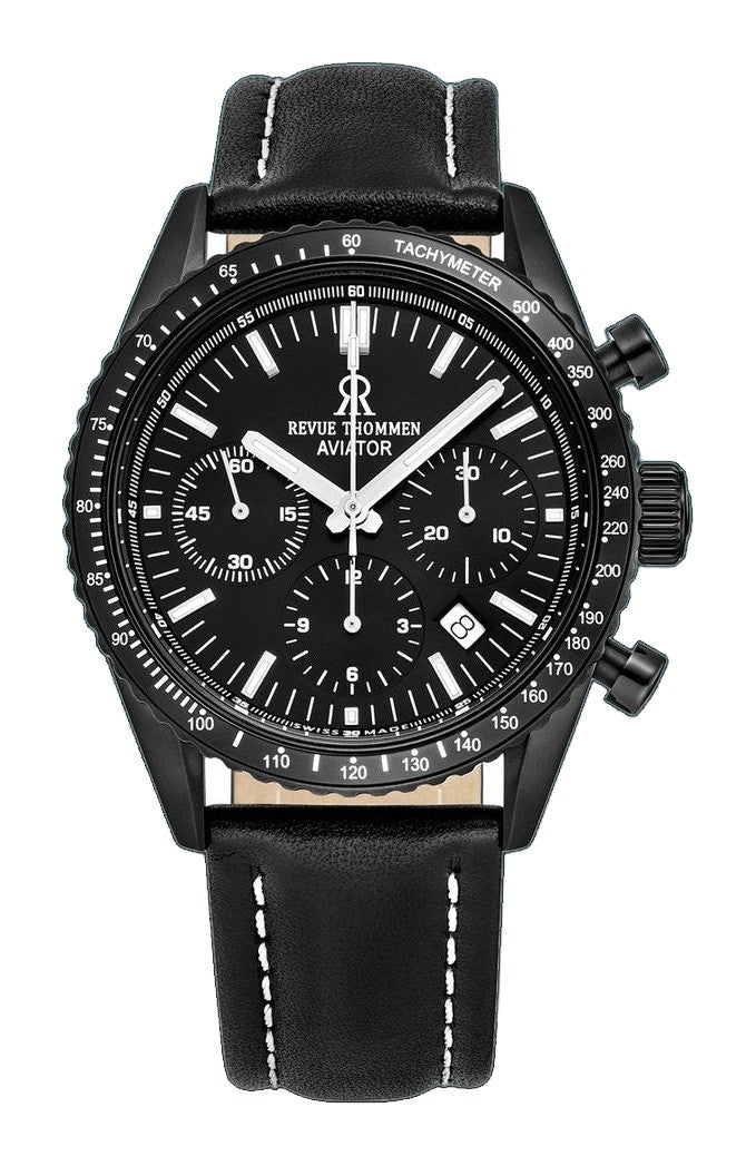 Aviator 17000.6577 / Black | Black Dial