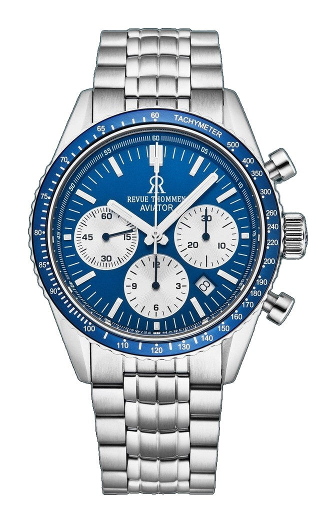 Aviator 17000.6135 / Blue | Blue Dial