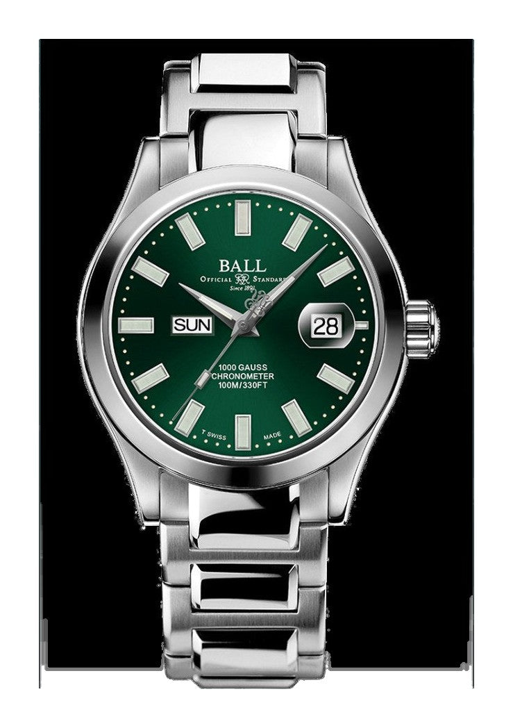 Engineer III Marvelight Chronometer Day/Date (Green / Steel) Green / Steel Green Dial