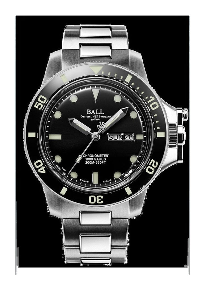 Egnineer Hydrocarbon Original 43mm Black / Steel Black Dial
