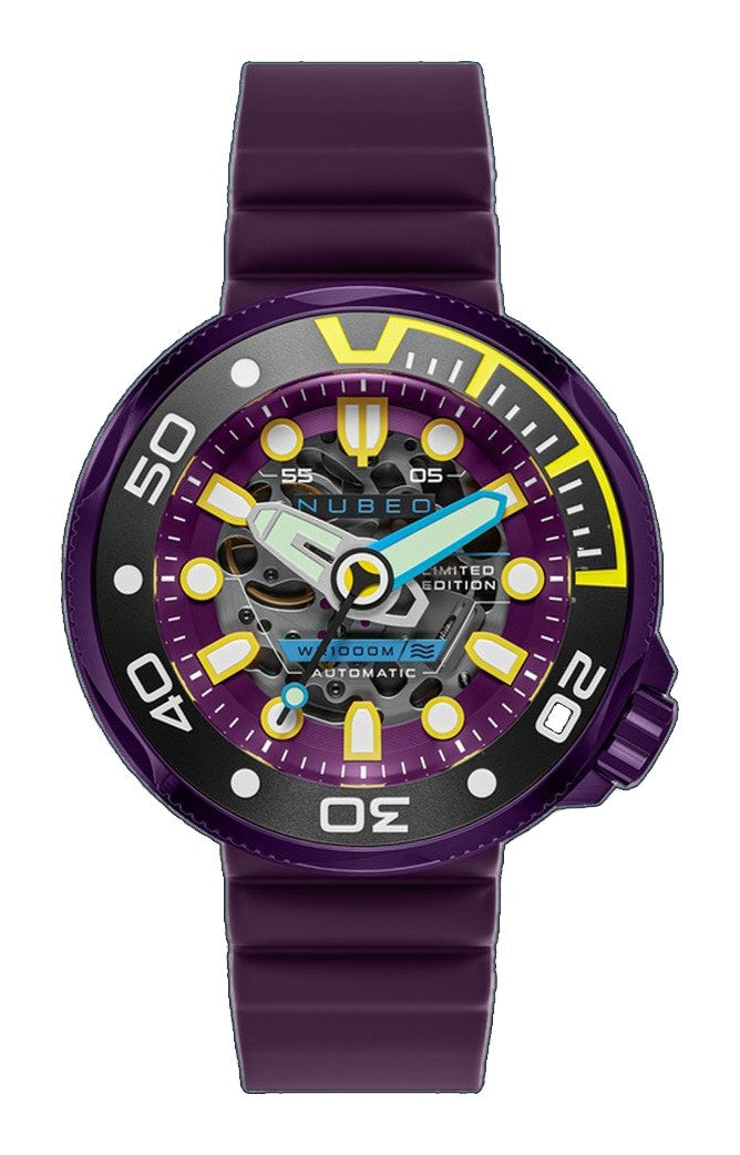 Ventana Skeleton Automatic Limited Edition Purple / Purple | Purple Dial