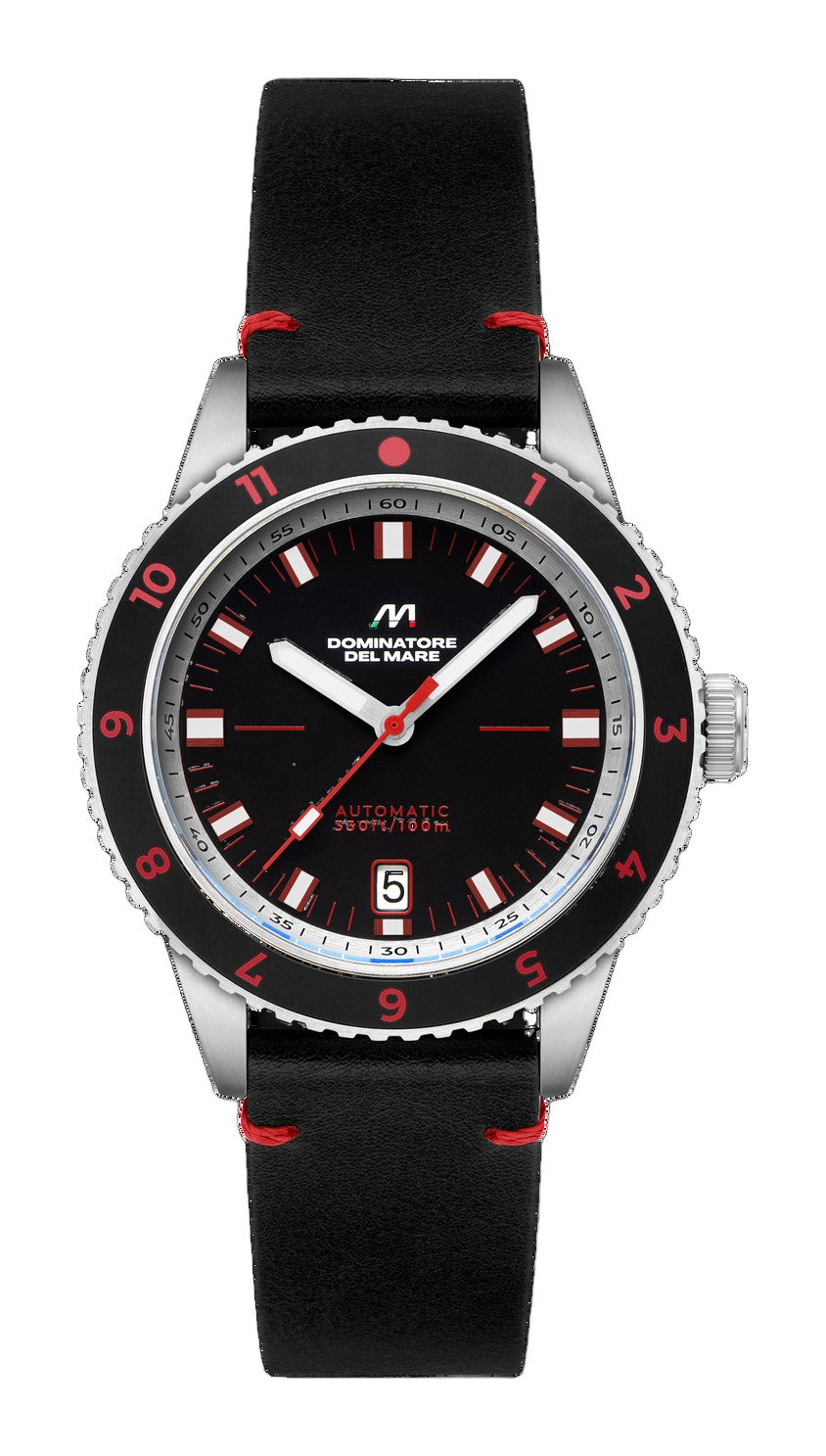 Tropea Automatic Black / Black Leather | Black Dial
