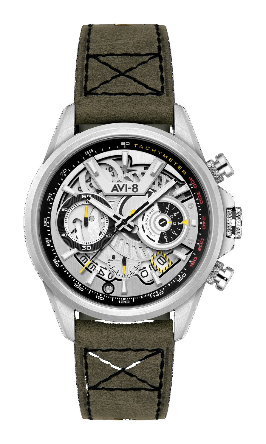 Matador Silver / Green | Silver Dial