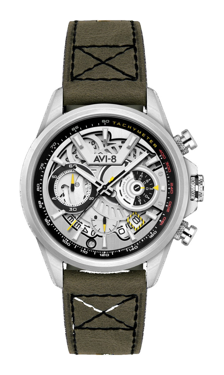 Matador Silver / Green | Silver Dial