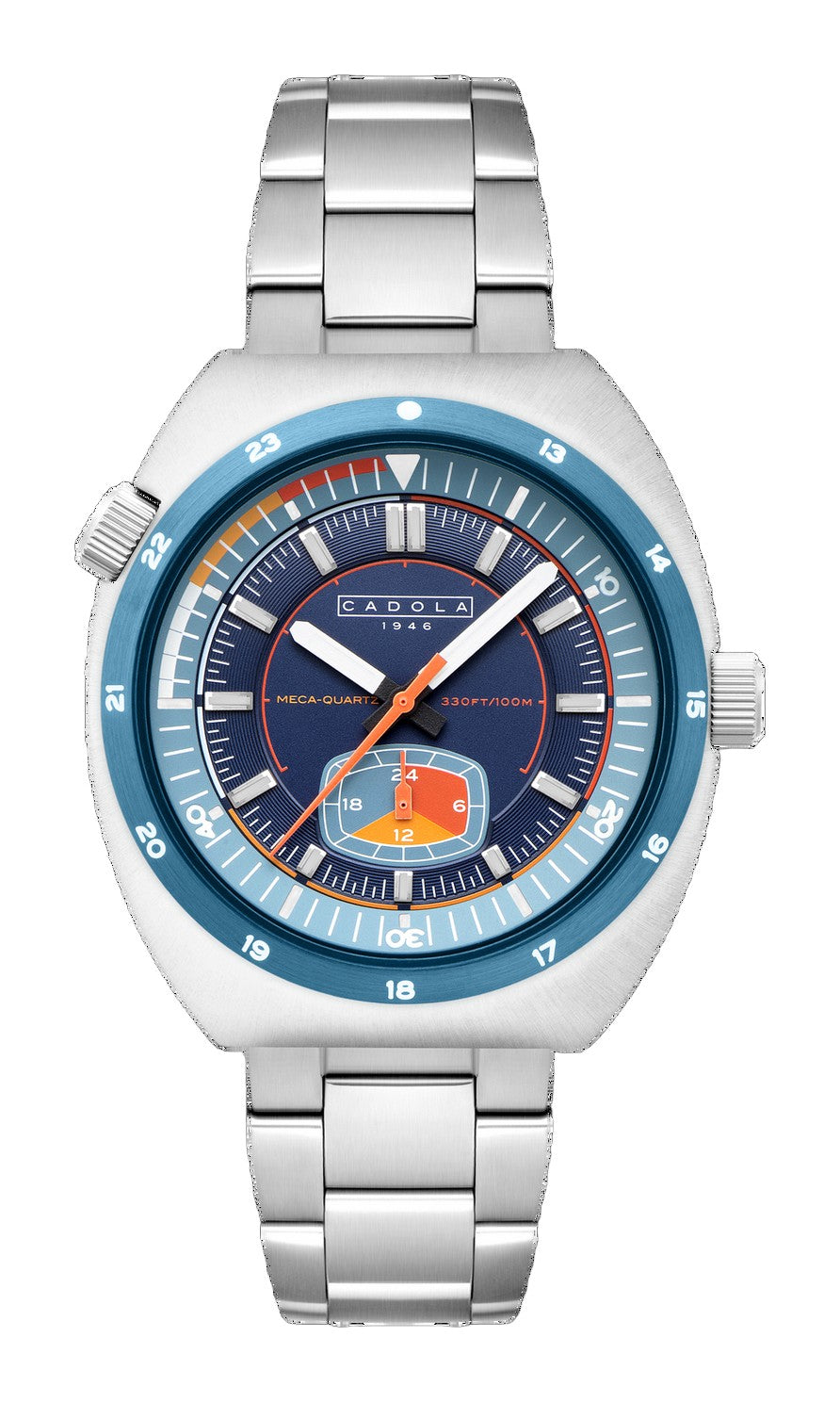 Giulia Meca-Quartz Blue / Stainless Steel | Blue Dial