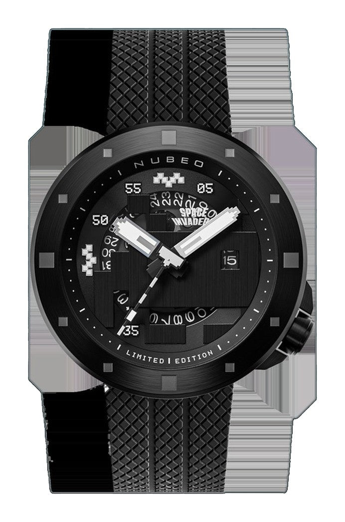 Cassini Automatic Space Invaders Limited Edition Black / Black | Black Dial